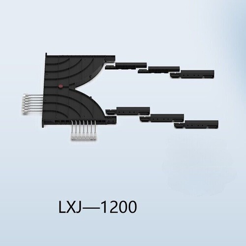 1U Horizontal Rack Mount Cable Management Unit with Panel Plastic - Afbeelding 12 van 13