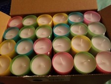 Stonebriar Tea Light Candles 6 to 7 Hr Extended Burn Time, 96 Assorted Sizes