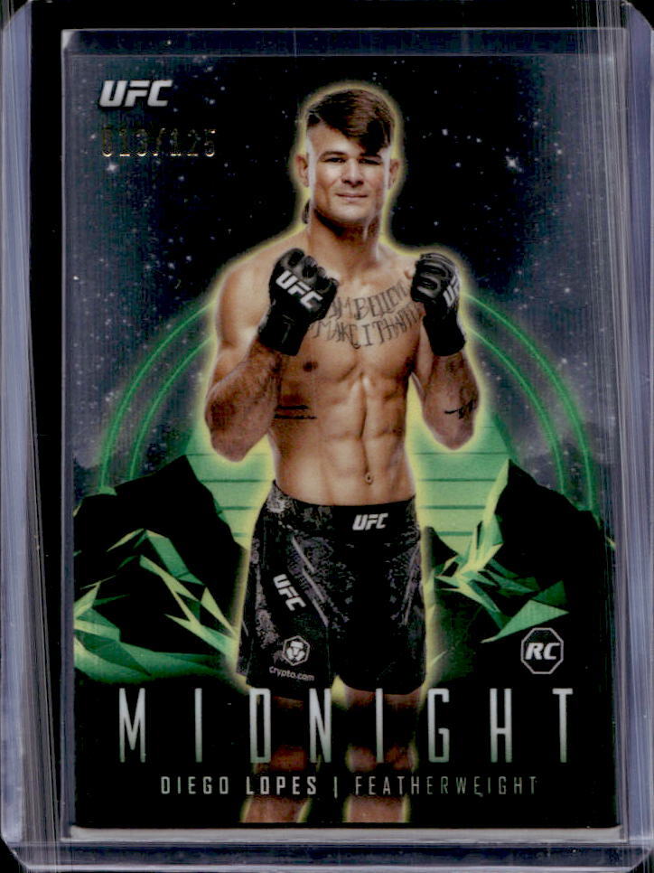 2024 Topps Midnight UFC Diego Lopes Morning Rookie Card RC #13/125