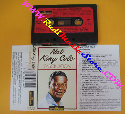 MC NAT KING COLE Fascination 1987 italy THE ENTERTAINERS 13042 no cd lp dvd vhs