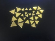 Mirror Art Craft Mosaic Tile Gold Acrylic Triangle