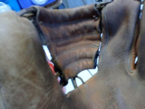 VTG Antique MacGregor G117 Autorgraph Model Gus Bell Baseball Glove RHT Made USA - Picture 7 of 11