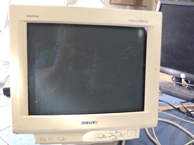 SONY Trinitron モニター VINTAGE SONY TRINITRON MULTI SCAN MONITOR CDP-100GS | eBay