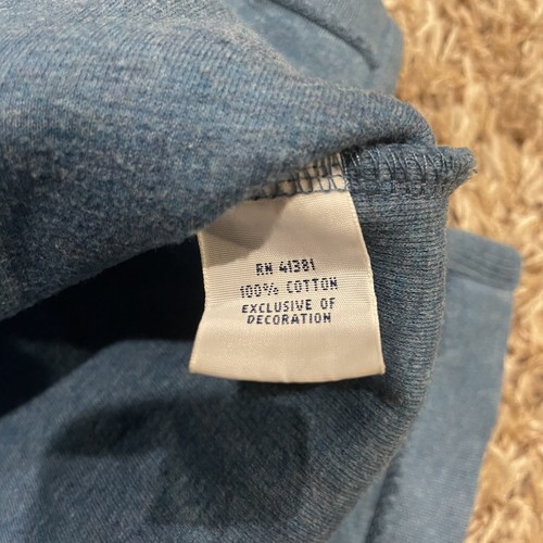 Polo Ralph Lauren Men’s 100% Cotton 1/4 Zip Sweater Blue Red Pony Logo Medium - Picture 7 of 12