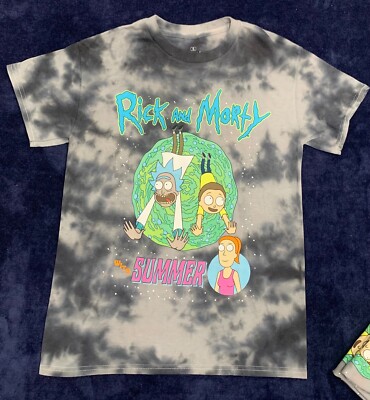rick and morty shirt tie dye