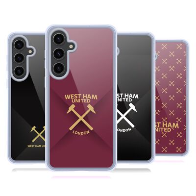 WEST HAM UNITED FC HAMMER MARKE GELHÜLLE KOMPATIBEL MIT SAMSUNG HANDYS & MAGSAFE
