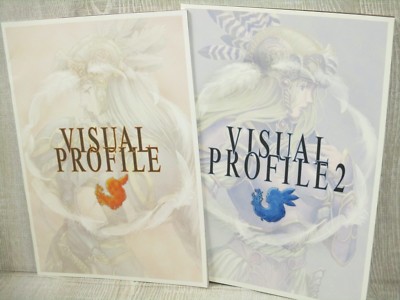 VALKYRIE PROFILE Lenneth Visual Profile Art Book Set 1 & 2 Works PS2 Ltd Booklet