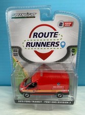 Greenlight Route Runners Red 2019 Ford Transit Van FDNY EMS Division 3