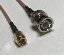 3 feet SMA Male Plug to BNC Male RF Pigtail Jumper Caxial Cable RG316 USA