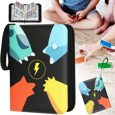 MARKENLOS Sammelalbum Pokemon Sammelkarten Album 400 Karten Ordner Sammelmappe-Sammelheft.