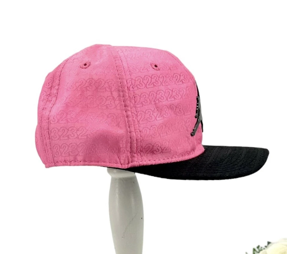 Nike Air Jordan SnapBack Gorra Gorra Niño Niña’s Talla Única Ajustable Rosa Jumpman Foto 3 de 4