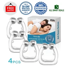 Aparato Dispositivo Para No Roncar Antironquidos Dormir Magnetico Paquete De 4