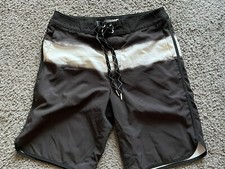 American Eagle Men's size small Board Shorts Swim Trunks Shorts Black White