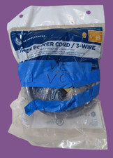 GE Appliances 6Ft Dryer Power Cord 3-Wire Universal 30A 125/250V UL Certified