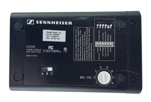 Sennheiser SD Office + BS-US Bezprzewodowy zestaw słuchawkowy Słuchawki i stacja dokująca - bez prądu przemiennego - Zdjęcie 4 z 6