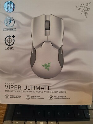 Razer Viper Ultimate Wireless Gaming Mouse With Dock - Mercury