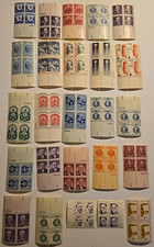 Sharp lot of 25 well kept, 4 cent US Plate Blocks no duplicates. MNH, OG.