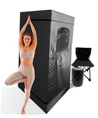 Portable Steam Sauna Tent for Home | Easy Assembly | Best Personal Full Body 