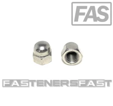 (10) 1/2-13 Stainless Steel Hex Acorn Cap Nuts 18-8 (10 Pieces)