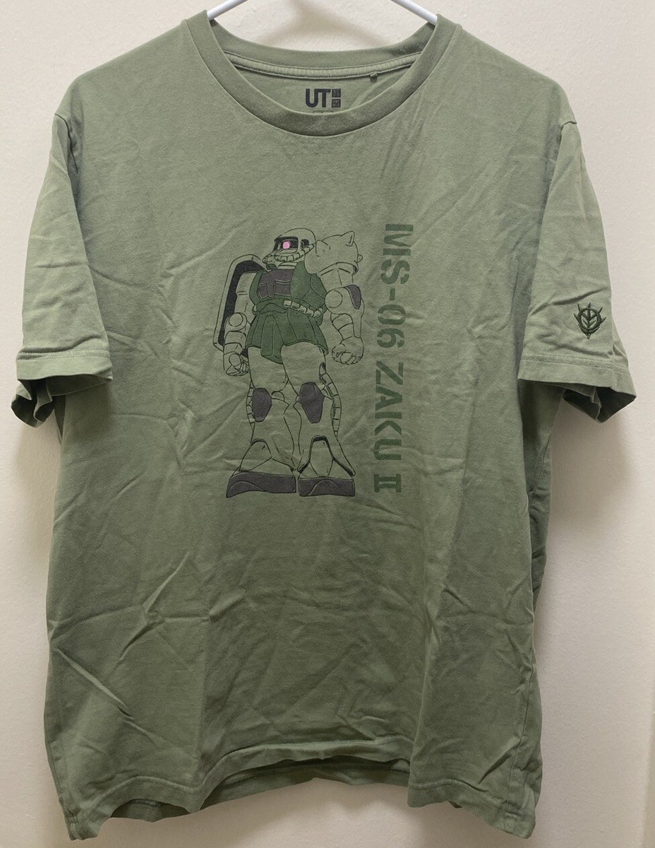 GUNDAMガンダム　40周年　BEYONDシャツ　Ｌサイズ Uniqlo UT Gundam Beyond 40th Anniversary Men's Small Green