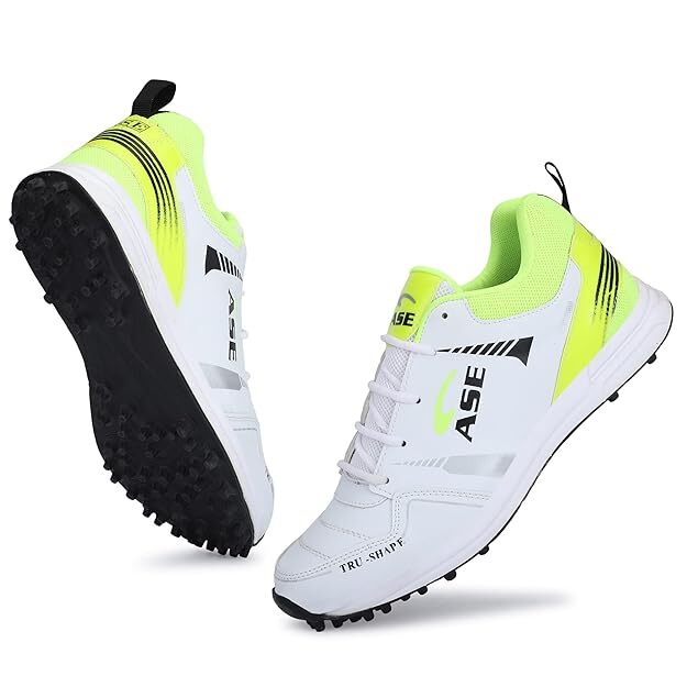 Men's Professional ASE Cricket Shoes Lace-Up Athletic Sports Shoe