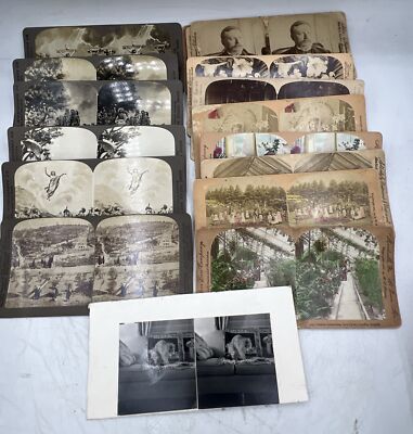 Stereoview Cards Stereoscope Photos Antique 19th-20th Century B&W & Color  Rare | eBay