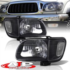 Black Clear Driving Head Lights Signal Corner Lamp For 2001-2004 Toyota Tacoma