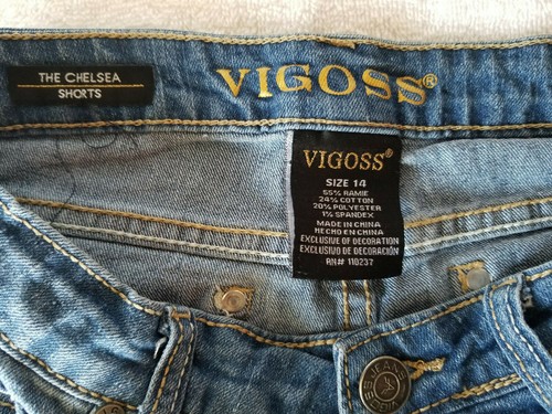 Jr. Lace Panel Jean Shorts Vigodd Chelsea Short - Picture 3 of 3