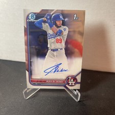 2022 Bowman Chrome Baseball 1st Bowman Auto Alex De Jesus CPA-AD DD1