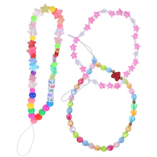3Pcs Mobile Phone Straps Phone Charm Lanyard Cell Phone Rope - 第 12/12 張圖片