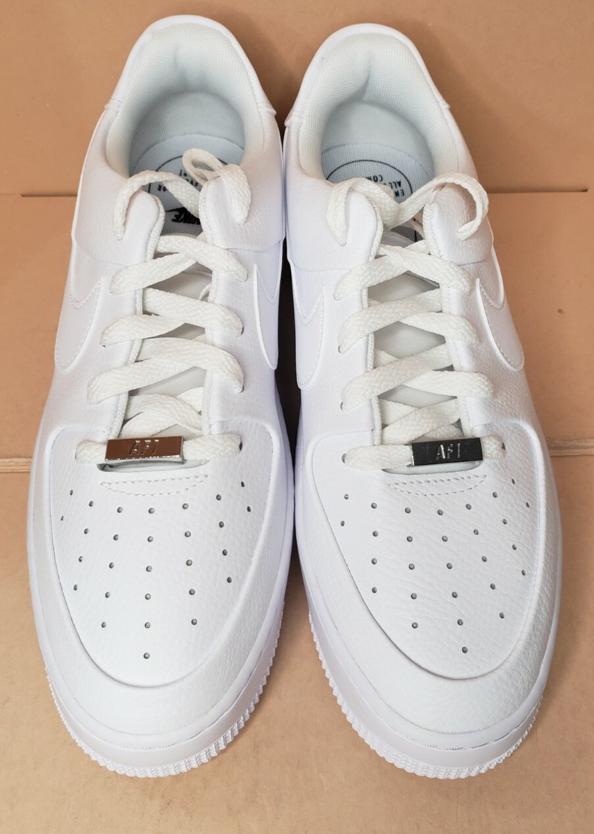 Nike Air Force 1 Sage Low White Women's Size 10.5 New | eBay