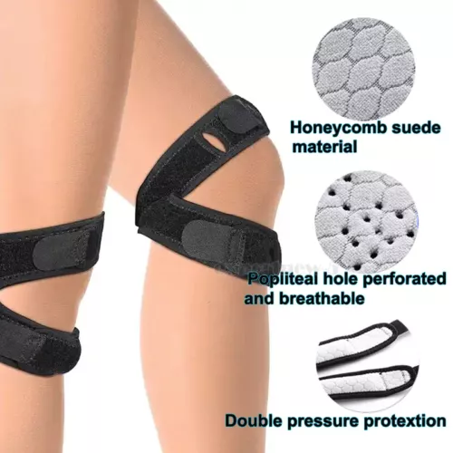 Patella Stabilizer Knee Support Strap Tendon Brace Pain Rellief Sport Warp Belt - Picture 11 of 32