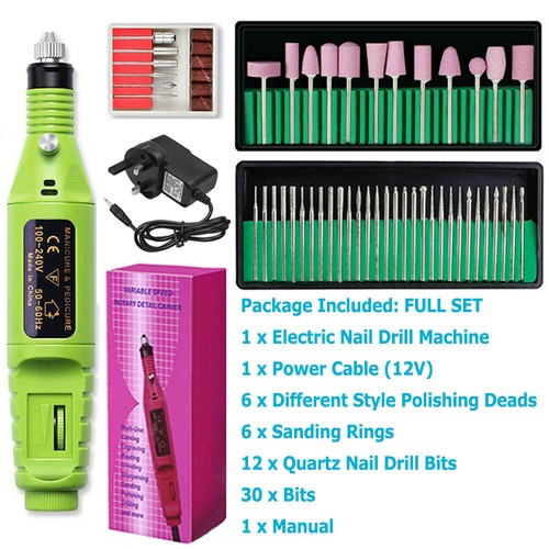 Toe Nail Grinder For Thick Toenails Set Manicure And Pedicure Professional Self - Picture 19 of 21