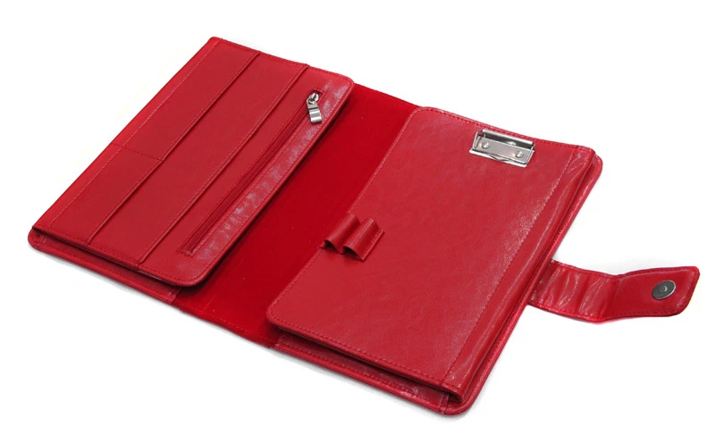 Kardiologie-Stethoskop Fall Futteral für Arzt Leder, rot G-316C