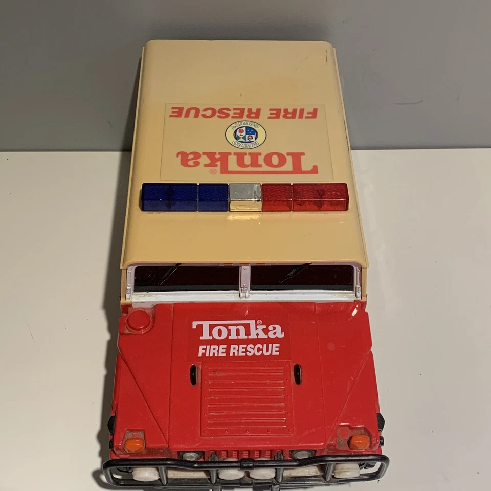 1999 Tonka Fire Rescue Metro County Hummer Lights, Sirens & Talking - Image 3 of 4