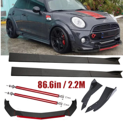 Front Bumper Rear Lip Spoiler Splitters Body Kit For Mini Cooper S R52 ...