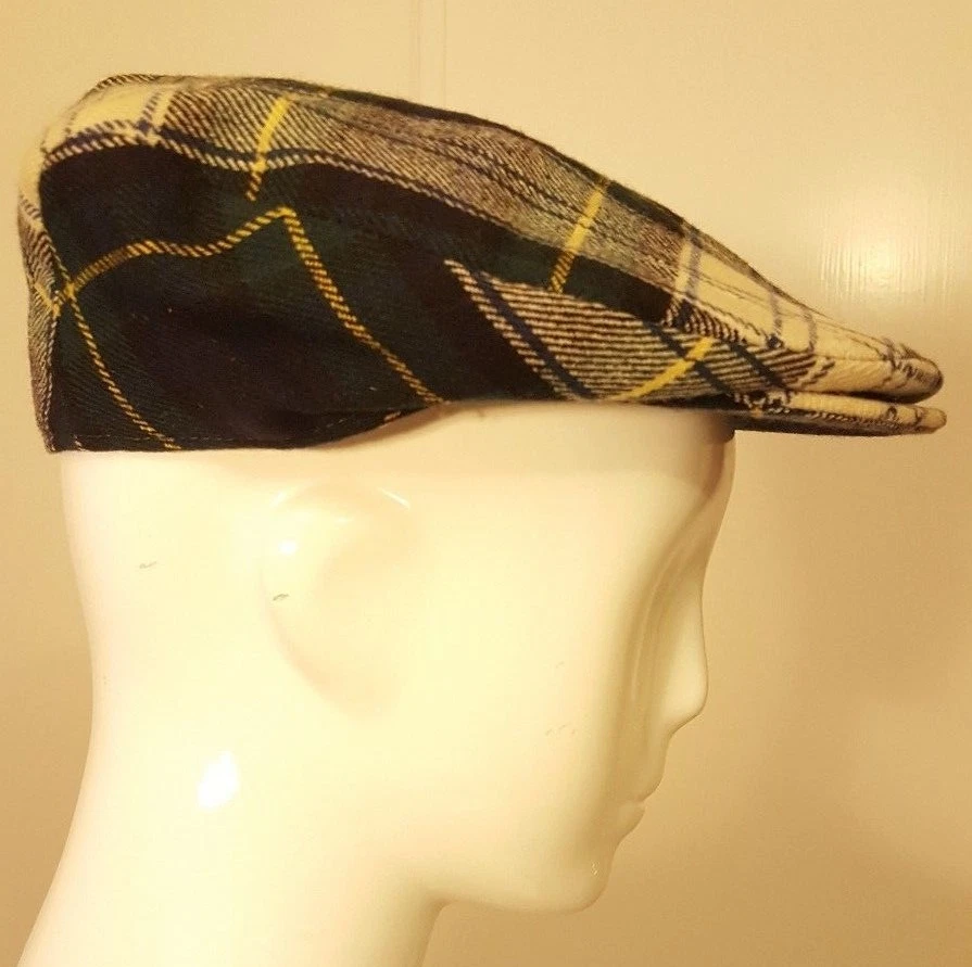 Archie Brown & Son Hamilton Bermuda - Wool, Tartan, 1960s Flatcap (Sz 57 cm) - Image 3 of 4