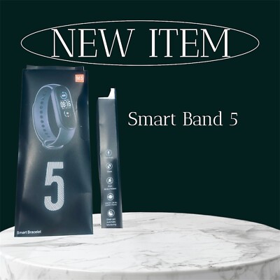 New - Smart Band Watch Bracelet Wristband Blood Pressure Heart Rate Tracker  M5