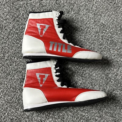 値下げ中！TITLE BOXING ボクシングシューズ ホワイト Title