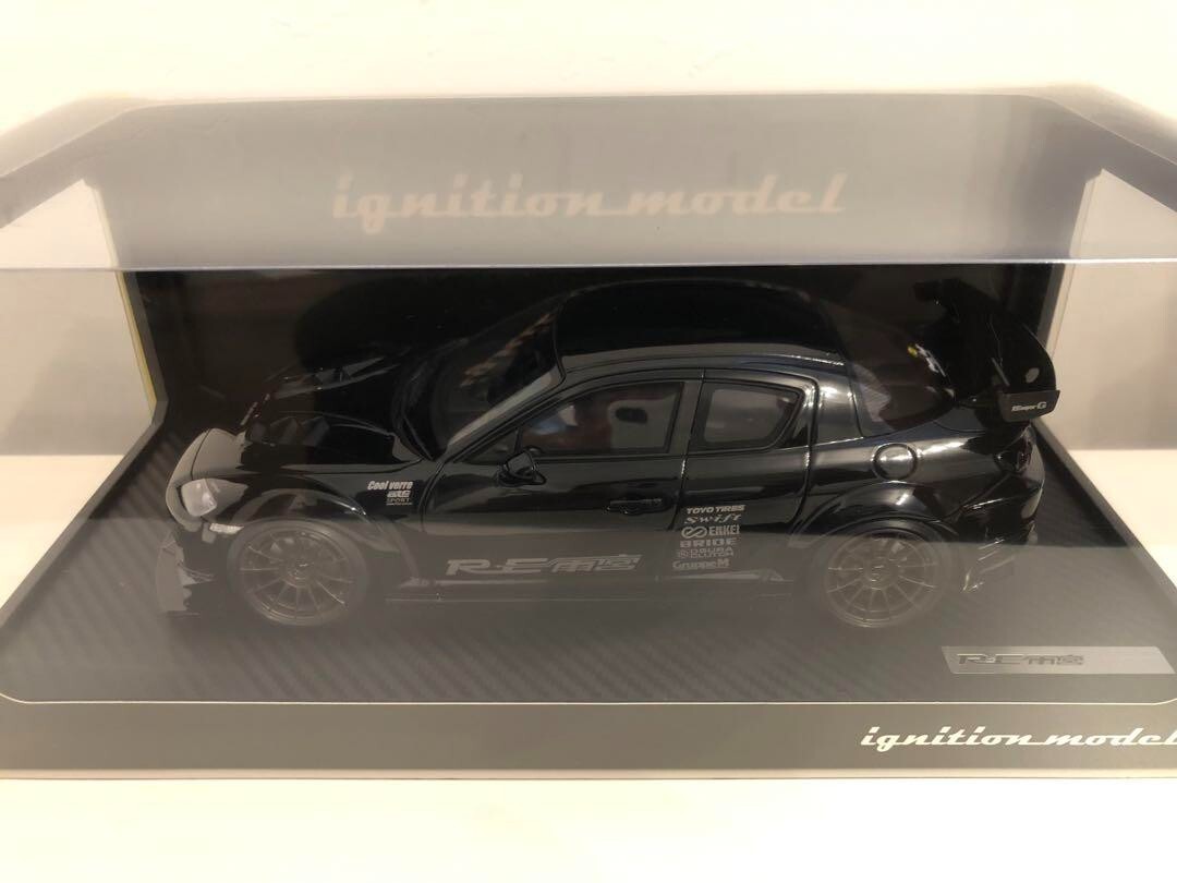 ignition model 1/18 Scale Mazda RX-8 (SE3P) RE Amemiya Black ignition model 1/18 Scale Mazda RX-8 (SE3P) RE Amemiya Black