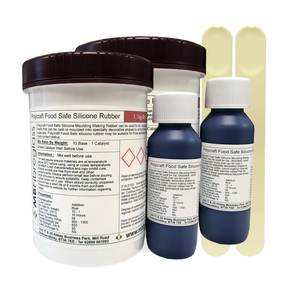 Polycraft Food Safe RTV Silicone Mould Making Rubber 2.2kg Kit