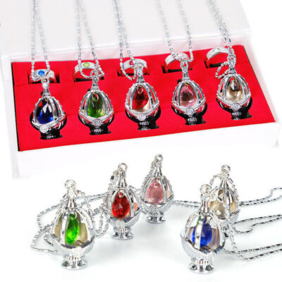 Puella Magi Madoka Magica Soul Gem Necklace Set Pendant Ring