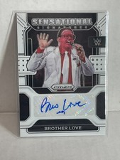 2022 Panini Prizm WWE Sensational Signatures White Brother Love #SS-LVE Auto