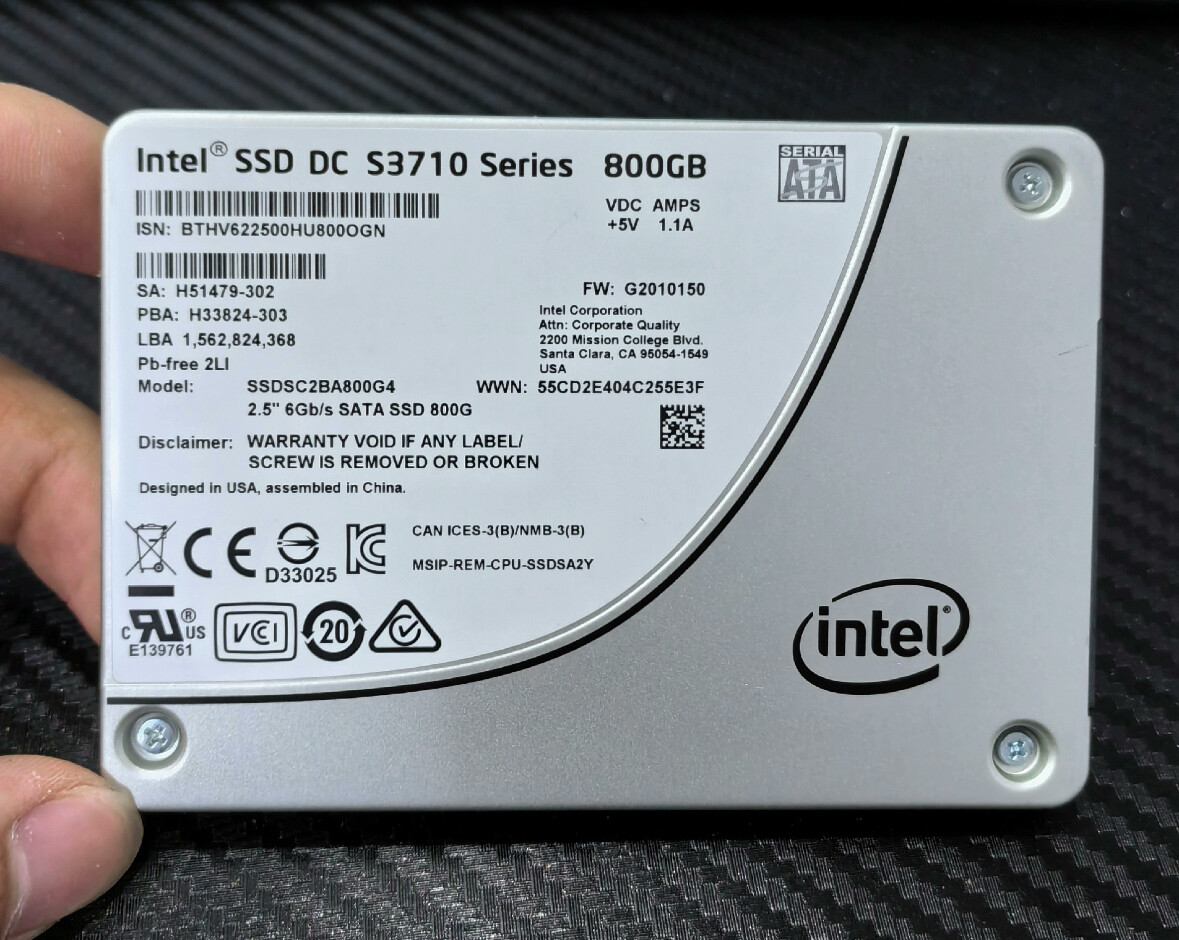 新品未開封】 Intel SSD DC S3710 400GB 2個セット