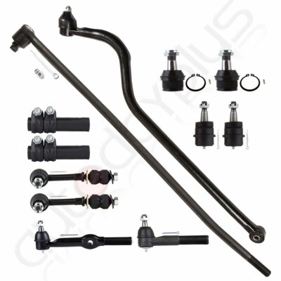 Fits Dodge Ram 1500/2500 4WD 12x Front Suspension Front Tie Rods Ball Joints Kit