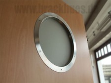 Oblò oblò per porta finestra rotonda in acciaio inox V2A incl. vetro