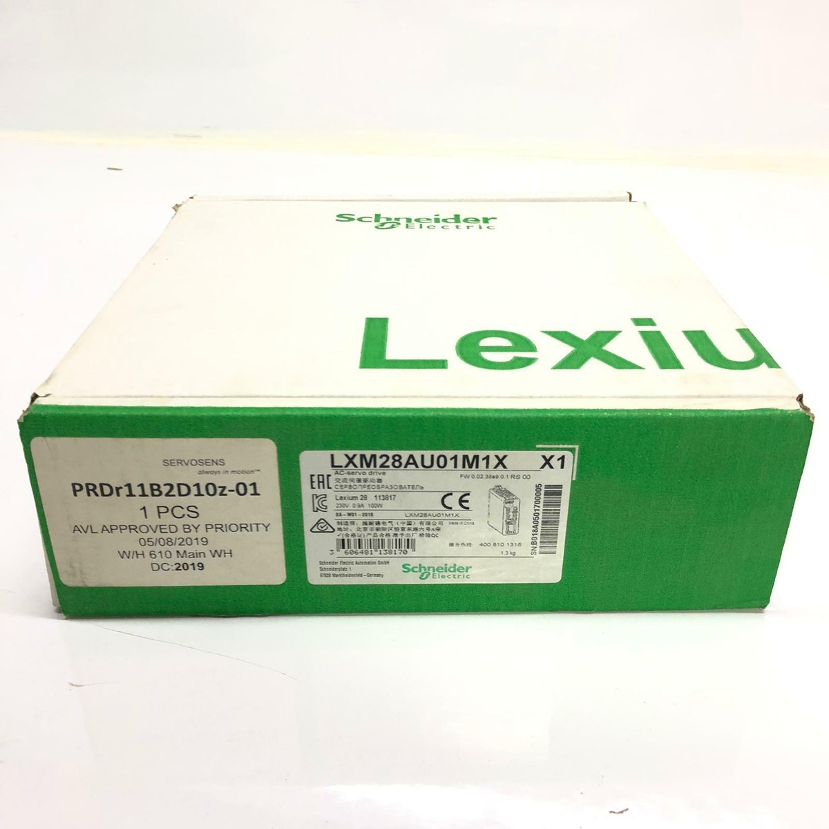 Schneider Electric Lexium 28 LXM28AU01M1X 113817 AC Servo Drive