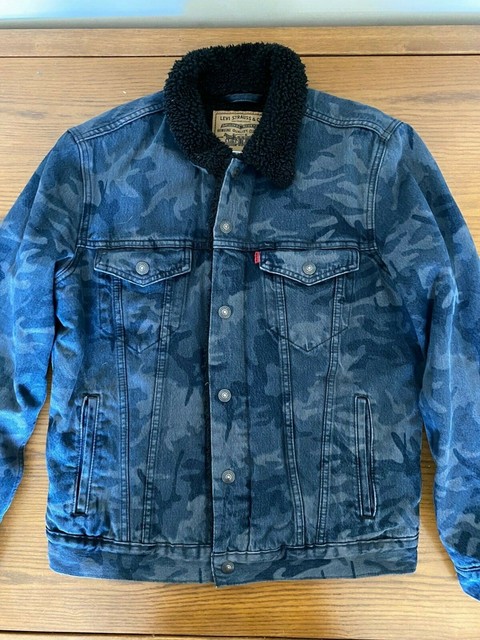 levi's x justin timberlake sherpa trucker jacket brusted