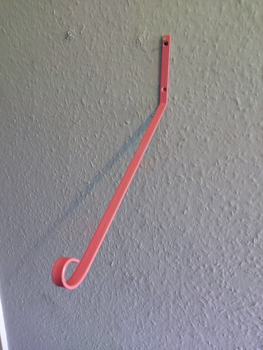 6x Single 15" Hanging Brackets (For Bird Feeders / Lanterns etc). NEW in PINK.