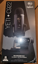 Blue Yeti Pro Streamer Usb Microphone & Logitech C922 Pro Hd Webcam 988-000432